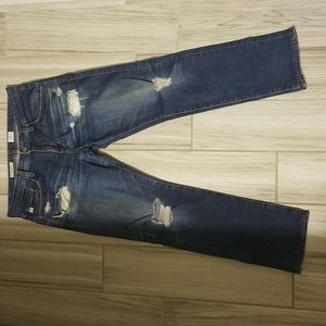 AG Adriano Goldschmied 32x29.5 Blue denim distressed